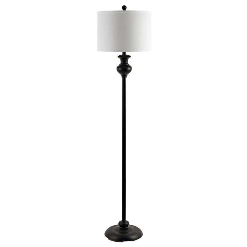 Weiler 61'' Traditional Floor Lamp, Black