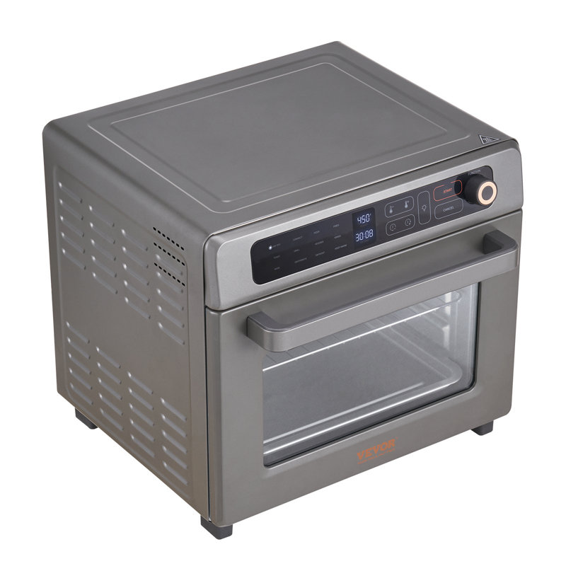 Four à rôtir, rôtissoire à dinde à cuisson rapide de 18 pte, four à dinde à température réglable de 150 à 450 With avec couvercle autoportant, poêle et support amovibles, fonction de dégivrage et de chaleur, rôtissoire électrique pour la maison