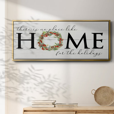 Home for the Holidays- Framed Canvas