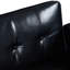 Canapé-lit futon convertible en polyuréthane pour salon, chambre d'amis et bureau, canapé-lit à dossier divisé avec dossier capitonné et pieds en bois-133866117