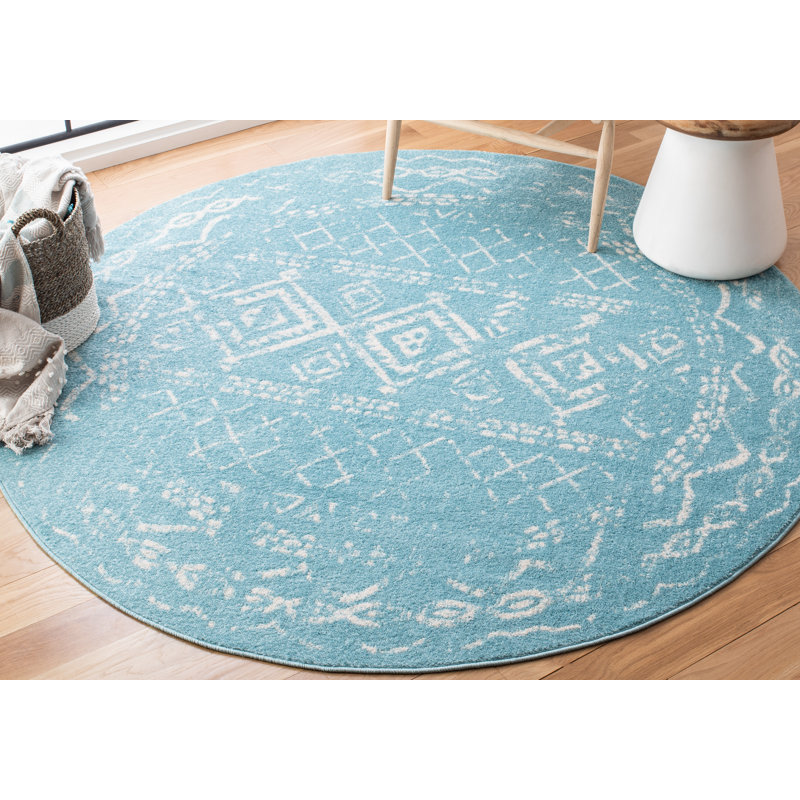Strobel Performance Southwestern Rug, Round 6'7"