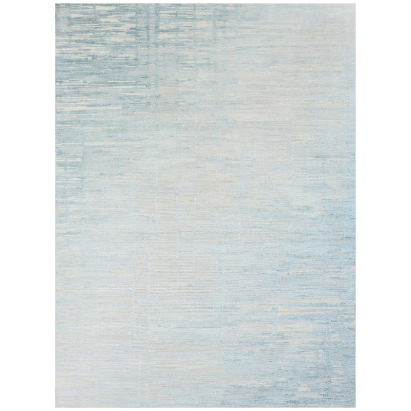 Tapis rectangulaire noué à la main, Rectangle 9 pi x 12 pi