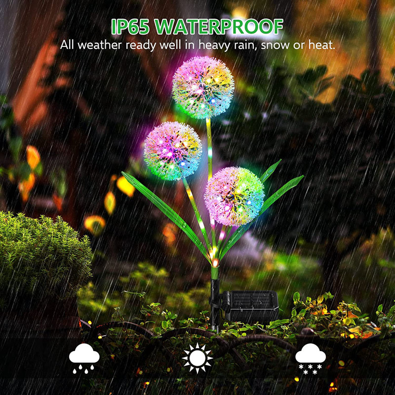 Silver Solar Powered Pathway Light