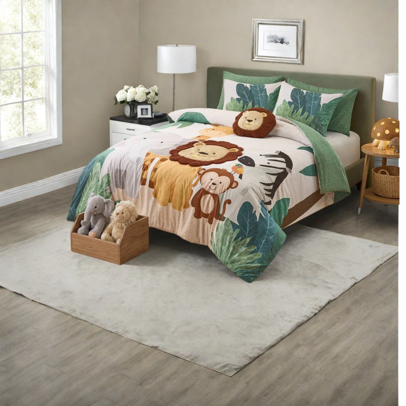 Animal Print Comforter Set