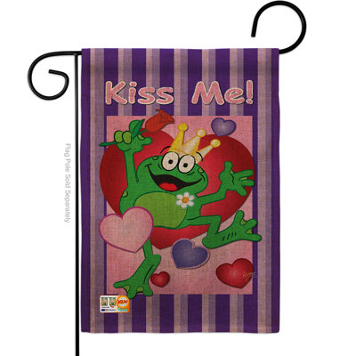 Double Sided 18.5 in. H x 13 in. W Burlap Animal Garden flag