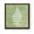 Toile avec cadre en noyer