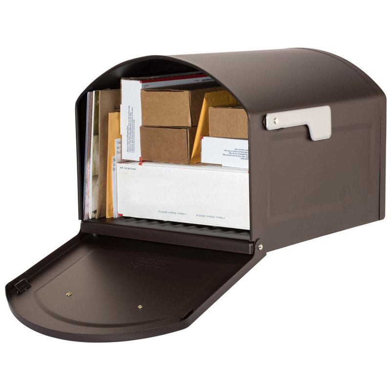 Centennial Post Mounted Mailbox, Rubbed Bronze