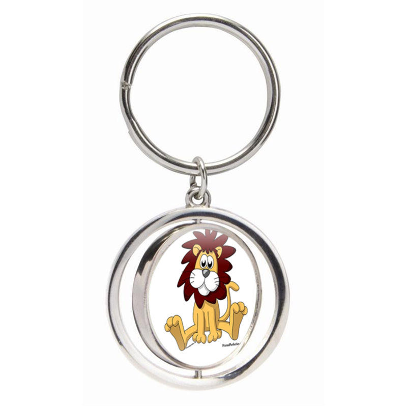Lion personnalisé - petit porte-clés, Oui
