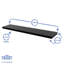 Harbour Housewares - Modern Floating Wall Shelves-922983898-922983899