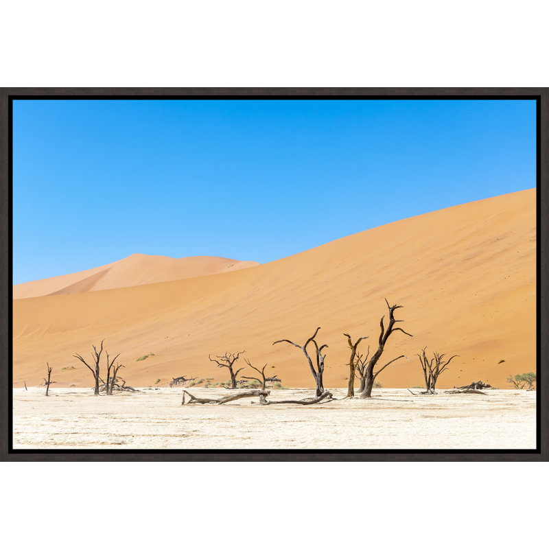 Namibian Skeleton Trees IV Print by Richard Silver, Image Brush Gel, 25.75" H x 37.75" W