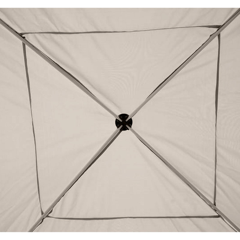 Tente à auvent escamotable 10 'X avec filet - Hauteur réglable pour les réunions extérieures dans le jardin et le patio