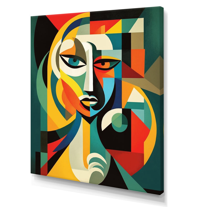 Reproduction d'art sur toile, "Abstract", H 44 po x l 34 po x P 1,5 po, Toile tendue