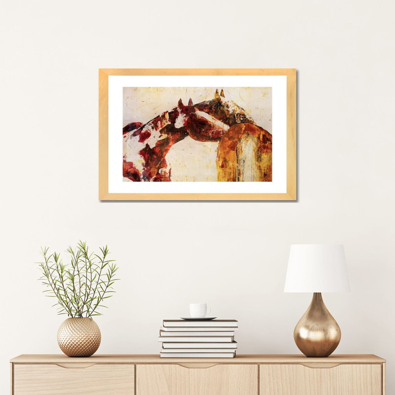 «Paint and Play» par Julian Spencer, reproduction d'art encadrée, Blanc, H 16 po x l 24 po x P 1 po