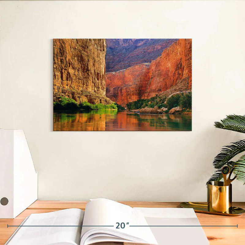 Gorge murale rouge Alvord, H 8 po x l 12 po