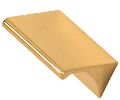Finger Pull, 3/4", Polished Brass