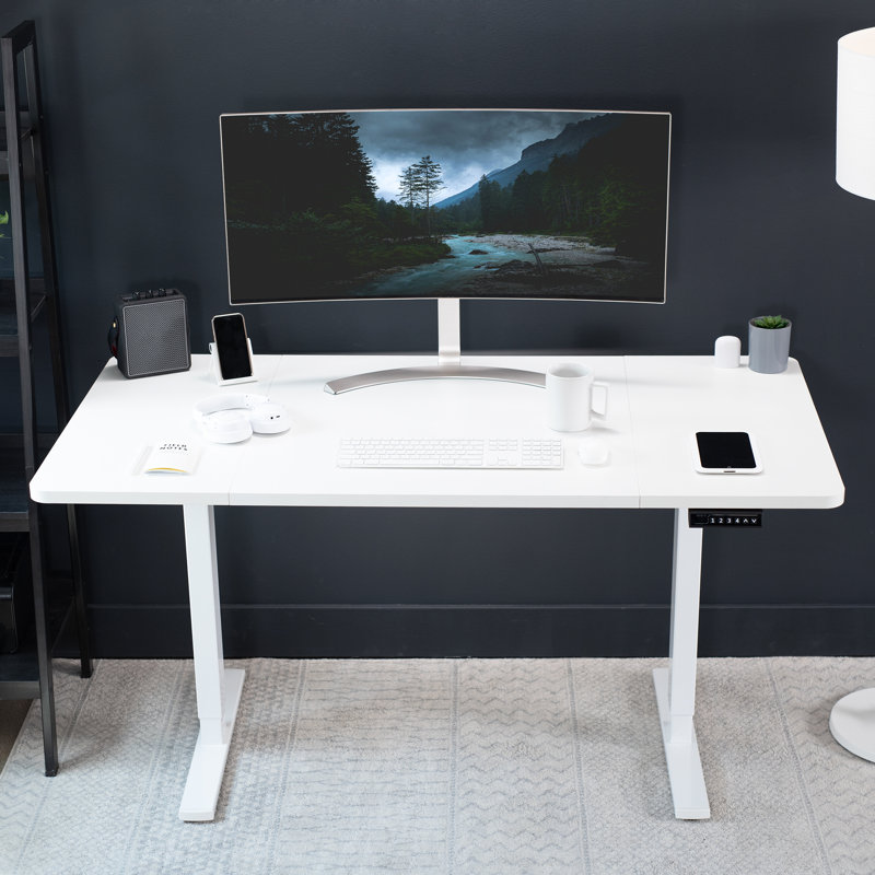 De table, 60" x 30", Blanc, 3-Piece