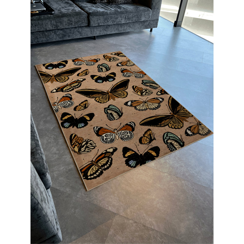 Tapis rectangulaire Atifa, Rectangle 5 pi 2 po x 8 pi 7 po