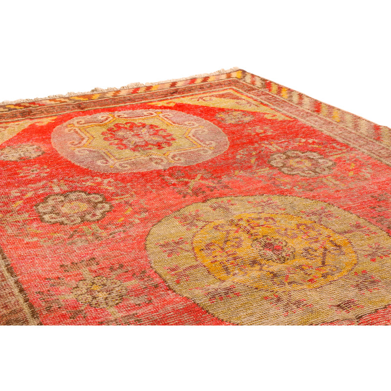 One-of-a-Kind 4'2" X 7' Hand Knotted Area Rug