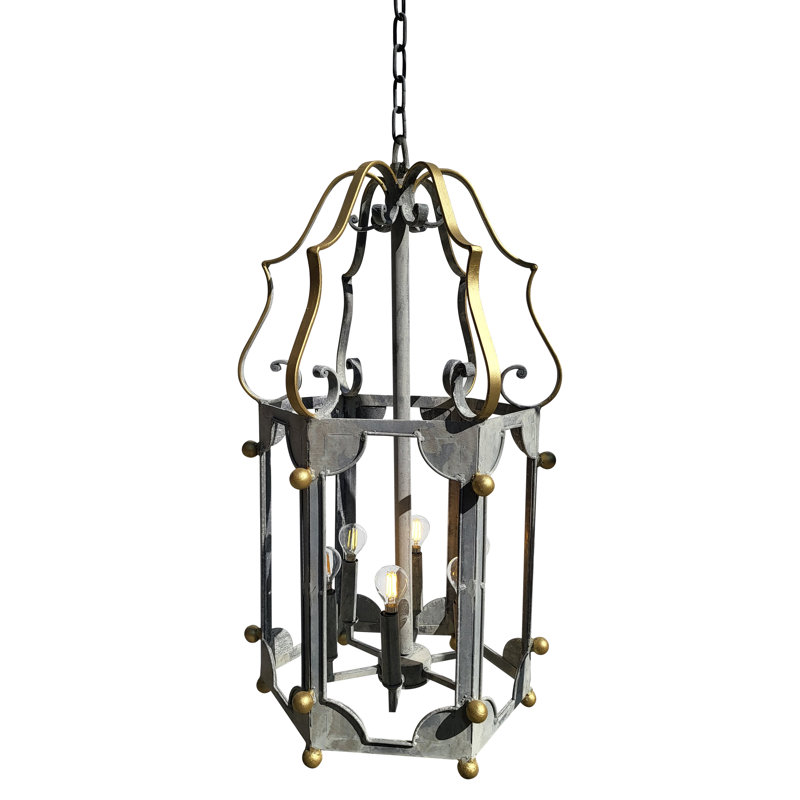Lustre géométrique à 4 lumières Wilmington