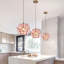 Luminaire suspendu en laiton 1 lumière Hamiel-2011373837