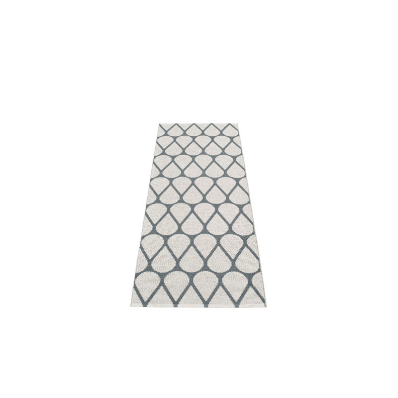 Abstract Area Rug in Gray, Runner 2'3" x 6'6"