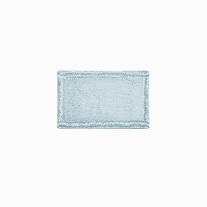 Berges 3000 GSM Reversible Cotton Bath Rug - Heavyweight Hotel Plush, 0.75" High Pile, Machine Washable Bath Mat for Luxury Bathroom 