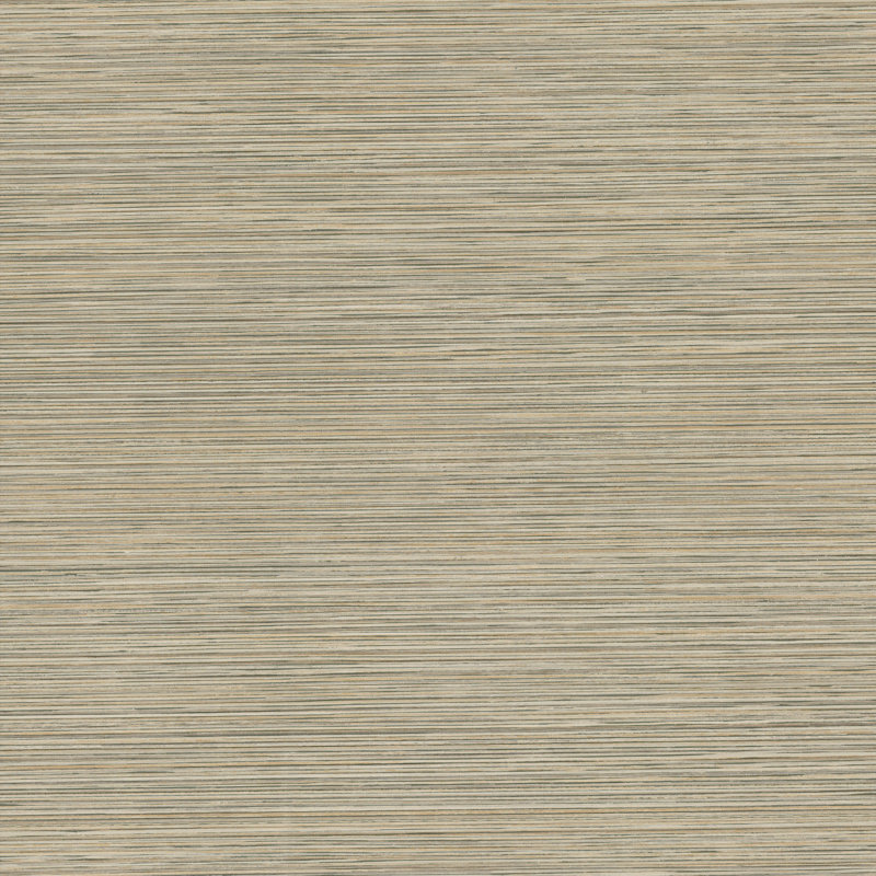 Papier peint rayé en mousse de bambou, Vert