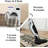 Washable Hallway Rug: Non Slip Rugs with Rubber Backing Soft Kitchen Rug Farmhouse Distressed Carpet Runner for Living Room Bedroom Bathroom (Black)-2023855774-2043196427