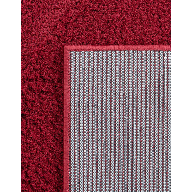 Tapis rouge sang Baynes, Rectangle 9 pi x 12 pi, Red