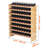 72 Bottle Upgrade Modular Wine Rack Bamboo Wood Display Shelf 8-Tier