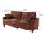 Canapé confortable avec accoudoirs carrés Comfy-129181112