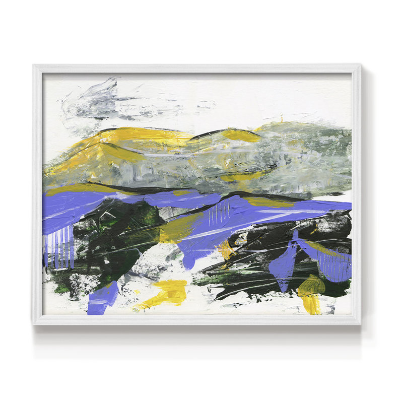 Silent Mountain IV -Framed Print - Restickable