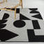 Tapis intérieur / extérieur noir tissé à la machine Vela-1259444884