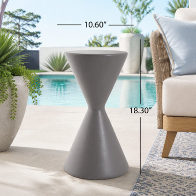 Support de jardin moderne sur piédestal, support pour plantes en oxyde de magnésium, piédestal de décoration extérieure