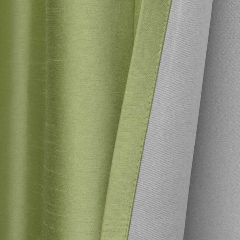 Julianni Blackout Curtain Pair, Sage, 52" W x  84" H