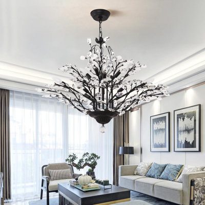 Lustre de style empire 12 lumières Darcey