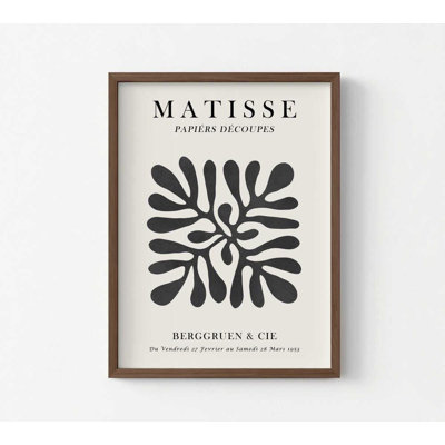 Floral Wall Art Print: Matisse-Inspired Collage