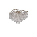 Minigiogali Ceiling Lamp 65Q White Glossy Chrome E26 Ul