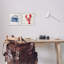 «Nautical Blue Crab and Red Lobster Beige Stripes» par Patricia Pinto - ensemble de 2 impressions-104597438-104597439