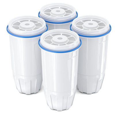 Upgraded Water Filter Replacement Fit For Z Pitcher And Dispenser ZR-001 ZR-004 ZP-006 ZR-017, Six-Stage Filter System, Effectively Reducing Lead, Chromium, And Contaminants, 4 Packs