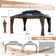 Veikous Hardtop Double-Roofed Aluminum Patio Gazebo Multiple Sizes