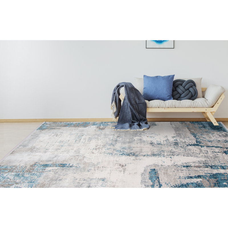 Brazelton Abstract Indoor Rug, Rectangle 9'6" x 13'6"