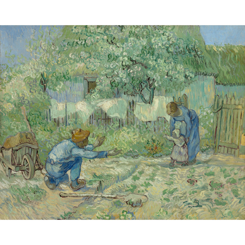 First Steps, after Millet (1890)