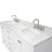 Flynt 67'' Double Bathroom Vanity with Carrara Marble Top-130617052-90979898-130617054