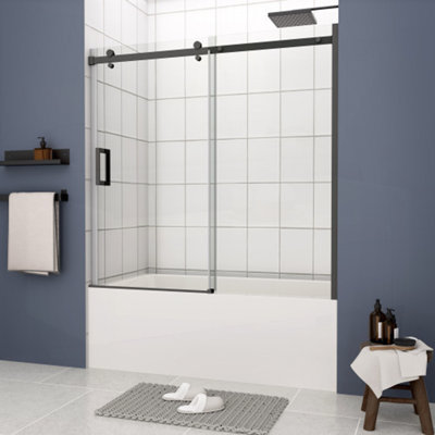 Bathtub shower door, sliding door