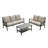 3-Piece Metal Patio Furniture Set-372179947