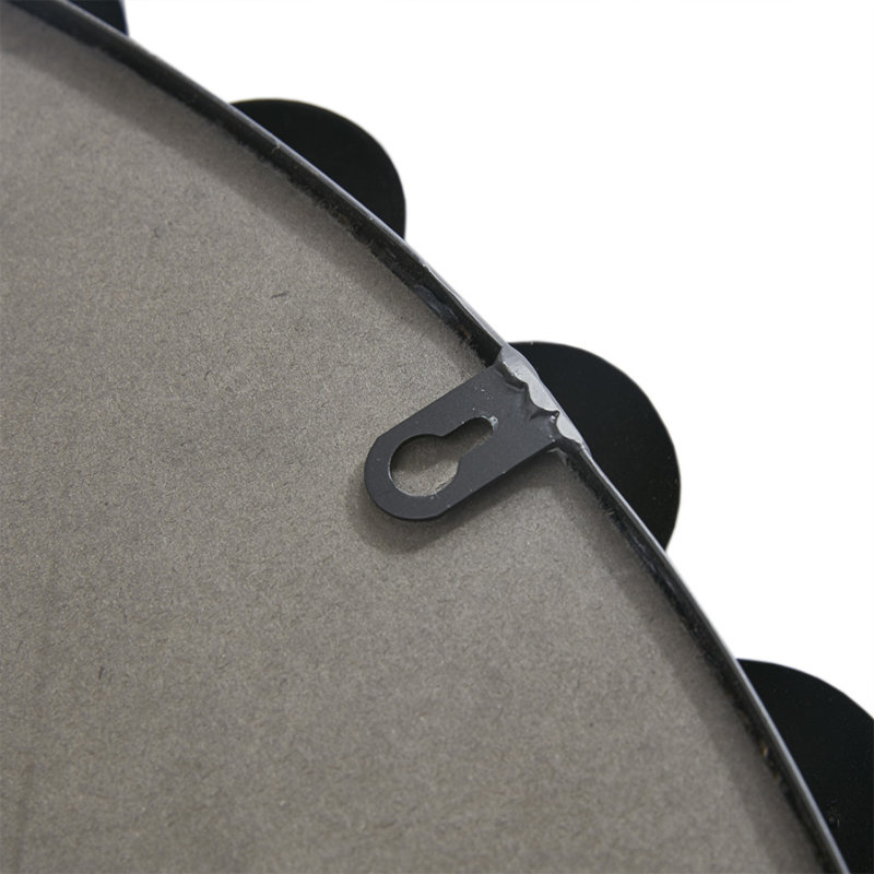 Miroir mural rond 36 po, 36,07 po x 36,07 po, Noir