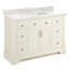 Claudia 48" Mahogany Single Basin Vanity Set with Cabinet, Vanity Top-1085126298-1085126301-1084937031