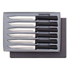 Rada Cutlery 8 Piece Silver Handle Knife Set, 7 Serrated Steak