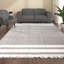 Tapis d'intérieur / extérieur gris clair / blanc Performance Verdusco-31372917